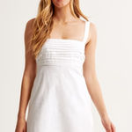 Abercrombie & Fitch NWT  Emerson Linen-blend Mini Dress with Skort Wide Straps Photo 0