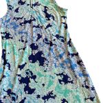 IBKUL Floral Print Sleeveless Dress Outdoor Tennis Athleisure Golf Sie Medium Blue Photo 3