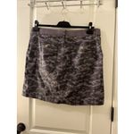 Lee  Skort w/Inner Shorts Women's 16 / M Gray Camo Stretch Regular Fit Mid Rise Photo 14