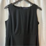 Lands' End Lands’ End Black Structured Midi Dress - Size 10P Photo 1