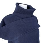 Loft New Turtleneck Sweater Navy Blue Heather Relaxed Fit Size Small Photo 1