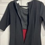 Bisou Bisou  Women’s Black and Dark Red Short Sleeve Dress - Size 6 Photo 9