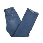 Gianni Bini Womens 7 Distressed Raw Hem Bootcut Jeans Photo 2