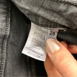 Pistola Grey Skinny  Zipper Jeans Size 28 Photo 3