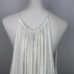 Free People We The Top Beige Halter Oversized Coverup Tunic Size M Photo 5