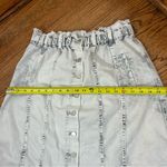 Wash Lab | Sally Button Front Skirt Grey Wash Midi Denim Size 31 Gray Photo 9
