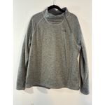 The North Face  Mattea Funnel Pullover Quarter Zip Thumb Hole Gray‎ Athletic- XL Photo 1