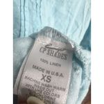 CP Shades x Calypso St. Barth Blue Linen Embroidered Pintuck Tunic Size XS Photo 7