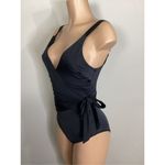 New. HAH (Hot As Hell) black wrap one piece swimsuit. XL. Retails $189 Photo 8