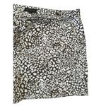 Banana Republic Brown White Animal Print Belted Shorts Size 18 Photo 7