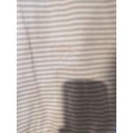 Classic Elements Women's Large Floral Embroidered Shirt, Striped Green & White Photo 6