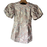 Olivaceous NWT  Puff-Sleeve Floral Mini Dress Photo 0