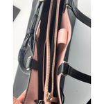 Kate Spade  New York Black Leather Satchel Tote Bag Tassel Bow Medium Pink READ** Photo 5