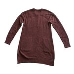Natural Life Cozy Textured Button Sweater Dress Tunic Size XS Maroon boho hippie Photo 7