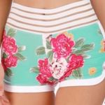 Butt Lift Cheeky Scrunch Bum PINK FLORAL Mesh Detail & Pocketed VIRAL RARE Short Size undefined Photo 10