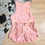 FREE PEOPLE MOVEMENT Peach‎ Printed Headstart Corset
Tank Top Size S NWOT Photo 6