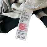 Topshop Womens Size US 6 UK 10 Black Grey Zip Up Casual Bomber Jacket Photo 8