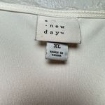 A New Day A‎ New Day Top Women’s Size XL Cream Camisole Lace Trim Bow Detail Y2K Coquette Photo 4