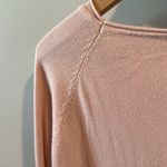 Pink Clover XL Valencia Pink Curved Hem Sweater Photo 7