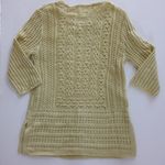 Andrea Jovine Basketweave Knit Sweater Siz… Photo 4