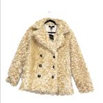 Forever 21 NWT Boucle Faux Fur Buttoned Coat Photo 5