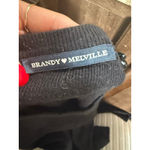 Brandy Melville Women's  Black Ribbed Long Sleeve Crop Top Juniors S Photo 4