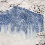 CAbi Ombre Fade Out Top Blue Cream Sheer Blouse Oversized Style# 781 Women S Photo 1