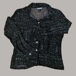 French Connection Vintage  Velvet Burnout Sheer Top Black Y2K Bella Hadid Photo 4