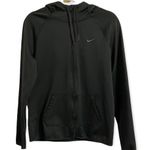 Nike Dark Green Full Zip Long Sleeve Hoodie Sweatshirt Size Medium Photo 0