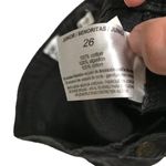 William Rast  high rise button-fly black denim jean shorts 26 Photo 3