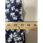 Draper James  Womens Sweatshirt Navy Floral Print Size Medium Cotton Photo 7