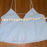 superdown  Relaxed Fit Cami Flowy Baby Blue Tank Top size Medium Photo 2