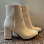 Qupid White Booties Photo 0