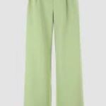 Cider  lime green high waisted wide leg pants Photo 0
