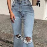 Ripped Bootcut Jeans Size 27 Photo 0