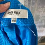 Jones Studio  Blue blazer with gold zippers #blazer #jacket 14W NWT Photo 3