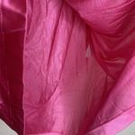 Vanity Fair  Vintage Bright Pink Pajama Top Nylon Bed Jacket Size Large Photo 6