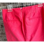 J.Crew Pencil Skirt Sz 2 Tangerine Orange Modest Back Zip Vent Church Bu… Photo 10