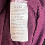 AnyBody Medium Long Sleeve Cold Shoulder Knit Lightweight Burgundy Top Photo 7