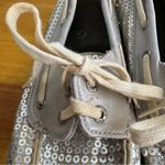 Sperry  top sided Bahama silver sequins boat shoes size 9 Photo 5