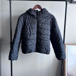 Wild Fable Black Puffer Jacket with Hood Women’s SZ M Photo 1