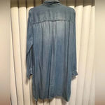 Calvin Klein  button front Shirt-dress size large, perfect condition, never worn Photo 5