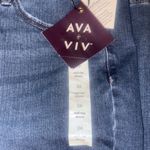 Ava & Viv Dark wash Blue High Rise skinnyJeans new Photo 3