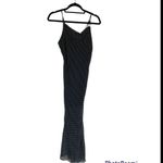 Urban Outfitters  Chiffon Black Polka Dot Maxi Dress NWT Photo 4