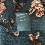 Torrid  Womens Floral Blouse Size 3X Black Chain Neckline Dark Romantic Feminine Photo 7