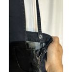 ModlX Women's Black Denim Cropped Wide Leg Overalls Jumpsuit Size 10 Photo 7