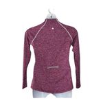 Tangerine  Marble Quarter Zip Pullover Neon Pink Orange Size Medium Photo 2