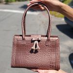Liz Claiborne  Purple Iridescent Snakeskin Purse Photo 0