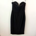 Et Ochs Samantha Strapless Midi‎ Dress Black 12 Photo 6