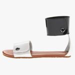 Volcom  Black and Silver Slide Sandals Modern Minimalist Design Photo 14